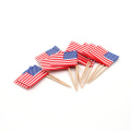 Decoration Disposable Different Countries Flag Picks Food Toothpick For Party, Cocktail